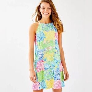 Lilly Pulitzer Margot Sleeveless Swing Dress Cheek To Cheek S Limited Edition